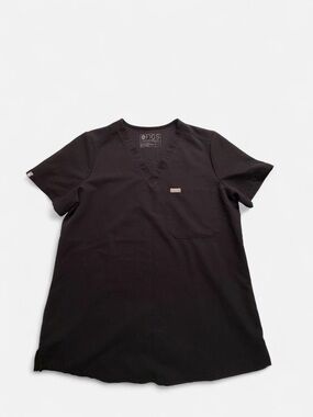 FIGS Black V-Neck Medical Scrub set
